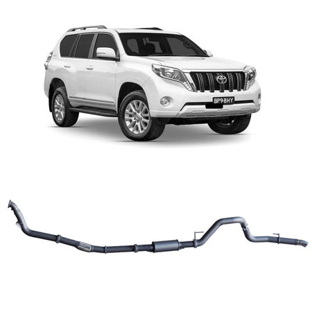 Redback - Redback Extreme Duty Exhaust for Toyota Prado 120/150 Series 1KD - FTV (11/2006 - 07/2015) - 4x4 Offroad Centre