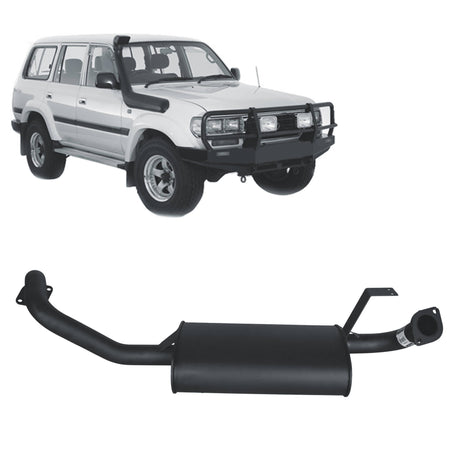 Redback - Redback Performance Exhaust for Toyota Landcruiser 80 Series Wagon 4.2L 1HZ & 4.5L FZ - 4x4 Offroad Centre