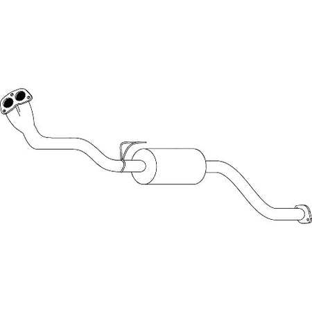 Redback - Redback Standard Replacement Exhaust for Toyota Hilux (01/1998 - 04/2005) - 4x4 Offroad Centre