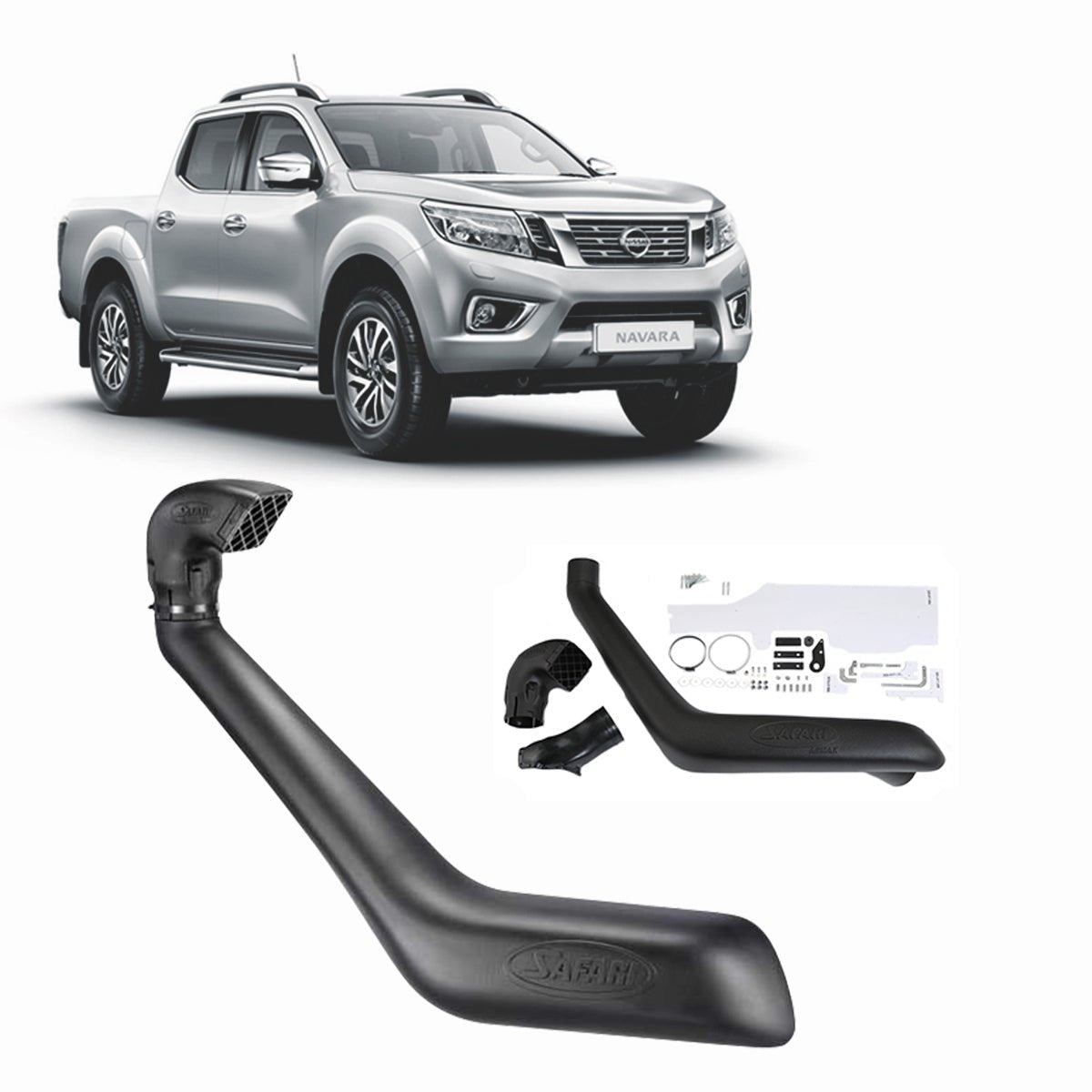 Safari - Safari Snorkel for Nissan Navara (01/2015 - on) - 4X4OC™ | 4x4 Offroad Centre