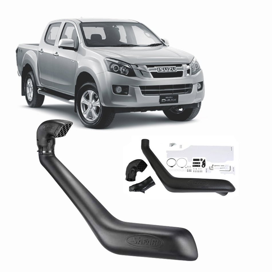 Safari - Safari V - Spec Snorkel for Isuzu DMAX and MUX with 4JJ1 3.0L Diesel - 4x4 Offroad Centre