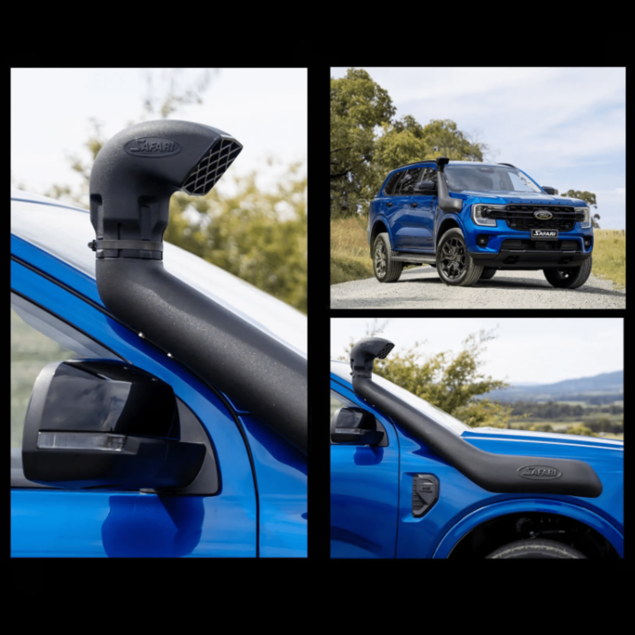 Safari - V - Spec Safari Snorkel for Next Gen Ford Ranger & Everest All Engines (06/2022 - on) - 4X4OC™ | 4x4 Offroad Centre