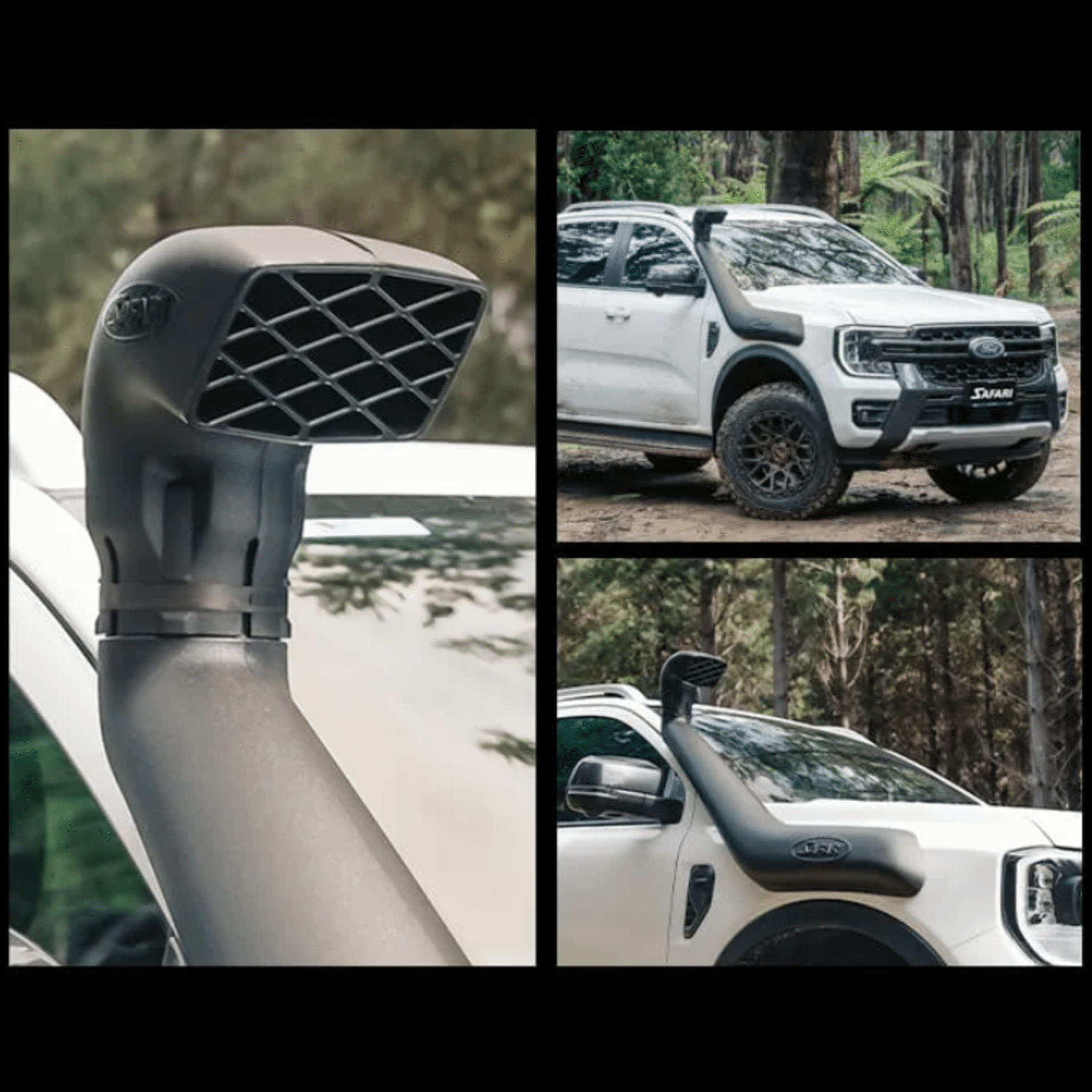 Safari - V - Spec Safari Snorkel for Next Gen Ford Ranger & Everest All Engines (06/2022 - on) - 4x4 Offroad Centre