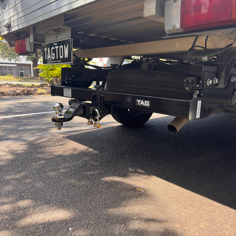 TAG Heavy Duty Towbar & Direct Fit Wiring For Toyota Hilux Models With No Rear Bumper Step (10/2015 - On)