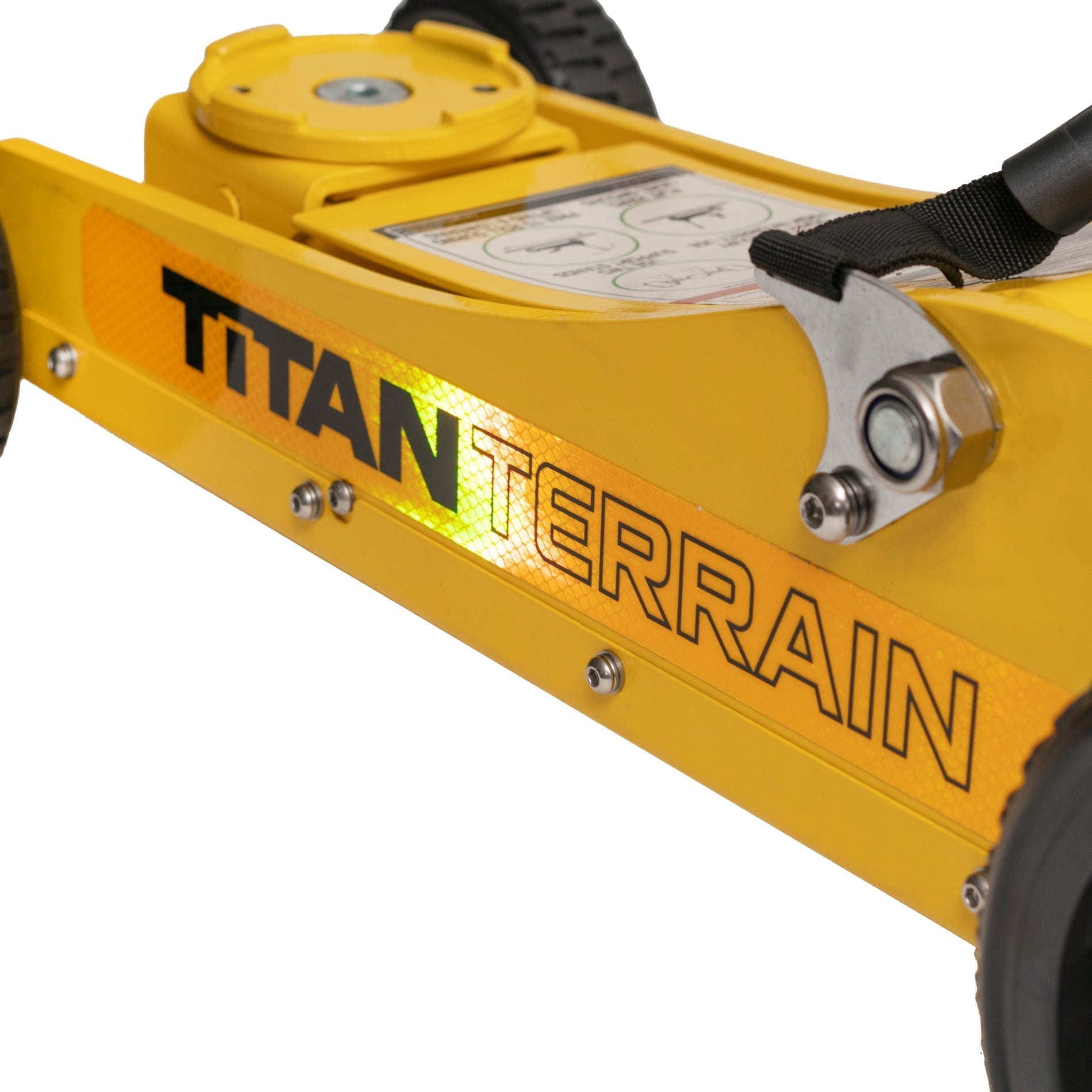 Titan Terrain - 3 TONNE RUGGED FLOOR JACK - CANARY YELLOW 'LIMITED EDITION' - 4x4 Offroad Centre