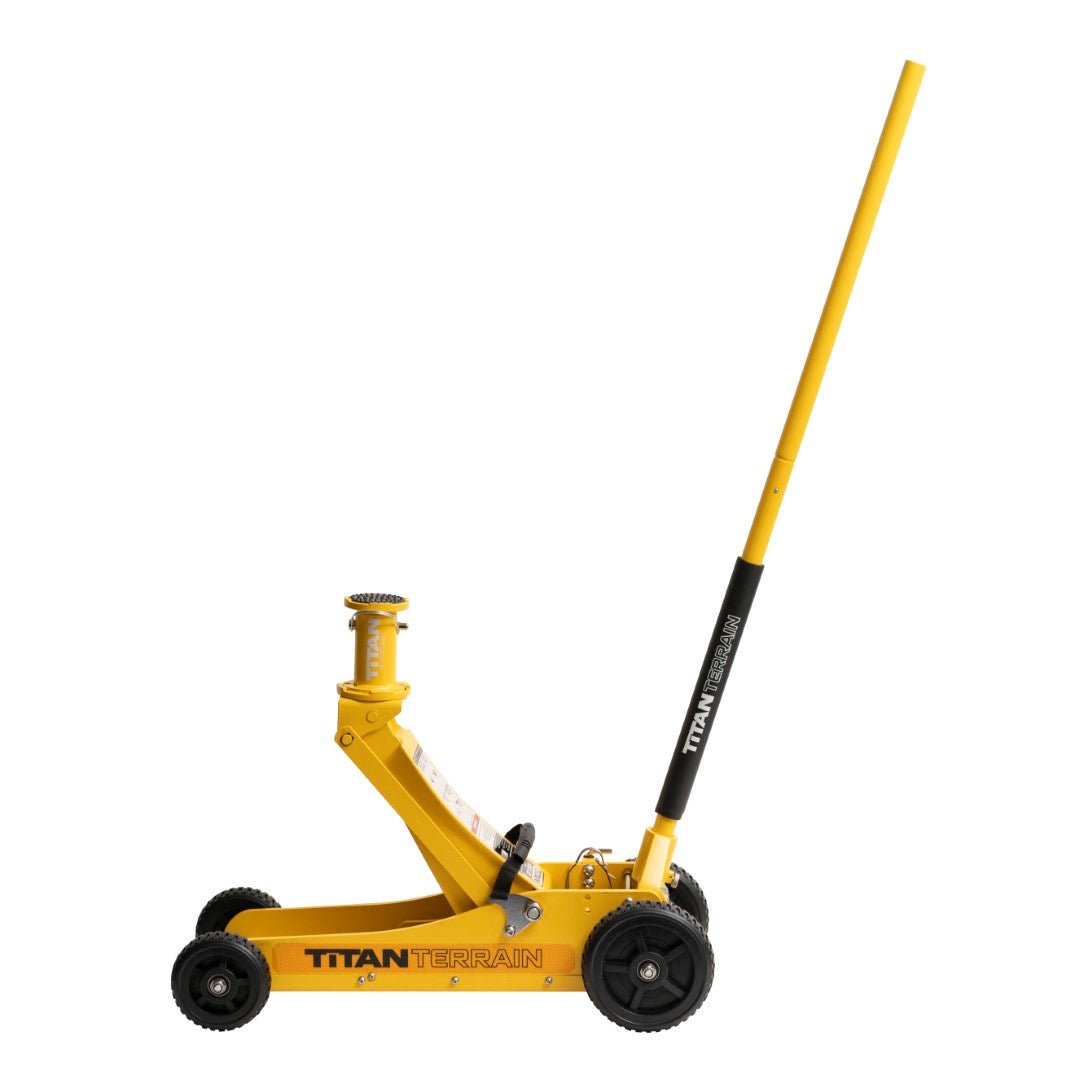 Titan Terrain - 3 TONNE RUGGED FLOOR JACK - CANARY YELLOW 'LIMITED EDITION' - 4x4 Offroad Centre