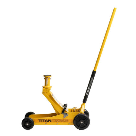 Titan Terrain - 3 TONNE RUGGED FLOOR JACK - CANARY YELLOW 'LIMITED EDITION' - 4x4 Offroad Centre