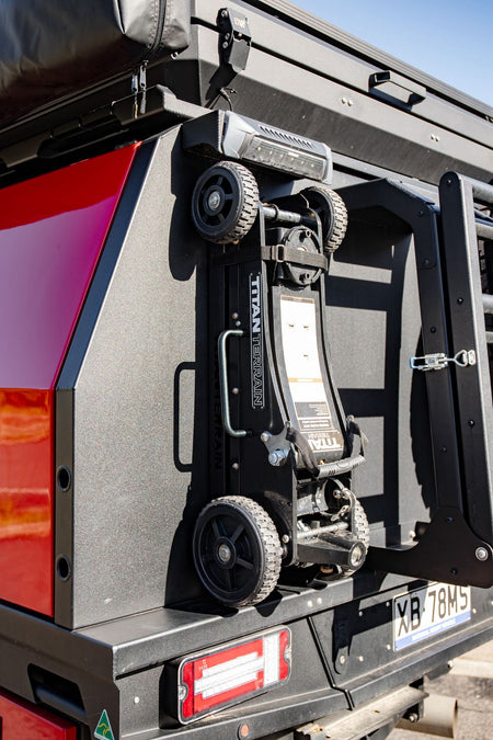 Titan Terrain - RUGGED FLOOR JACK MOUNTING BRACKET - 4x4 Offroad Centre