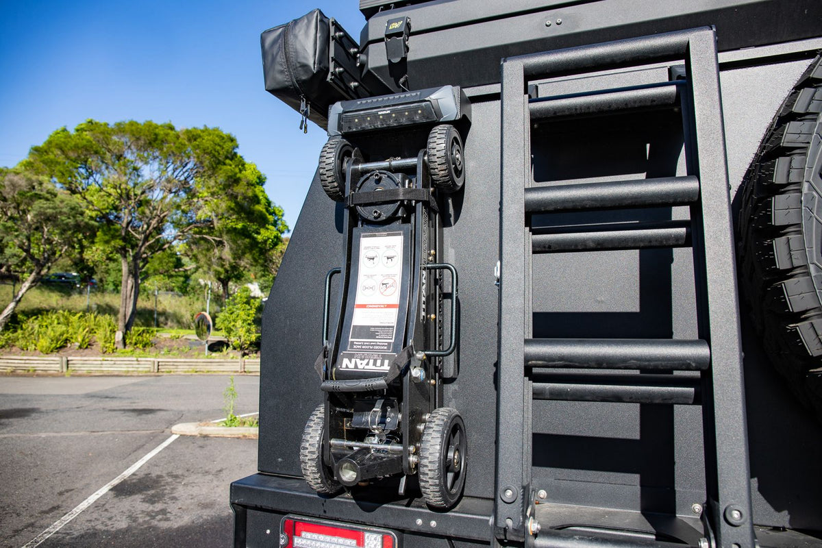 Titan Terrain - RUGGED FLOOR JACK MOUNTING BRACKET - 4x4 Offroad Centre