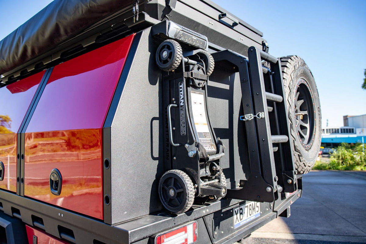 Titan Terrain - RUGGED FLOOR JACK MOUNTING BRACKET - 4x4 Offroad Centre