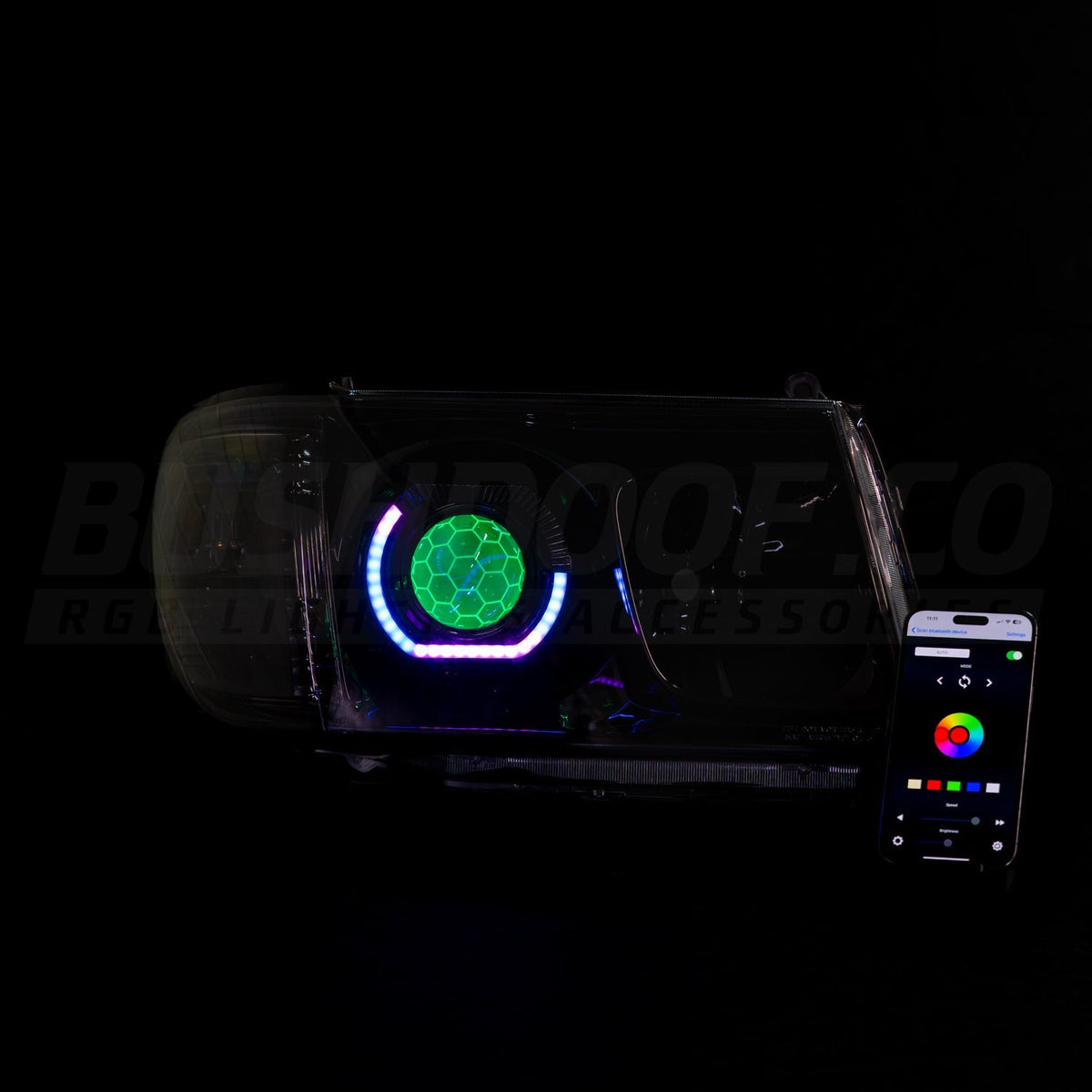 Toyota 100/105 Series Custom Headlights - Bushdoof Lighting