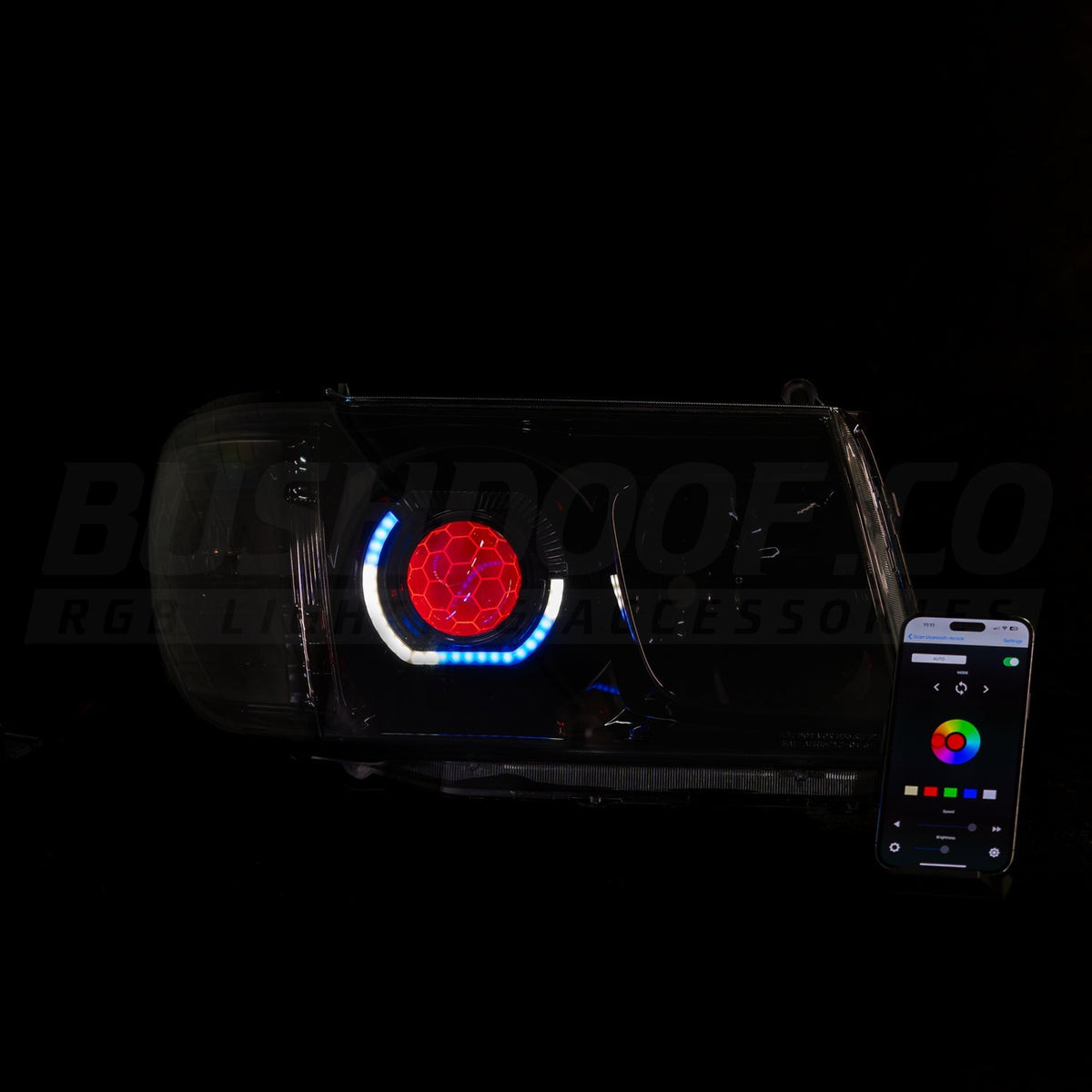 Toyota 100/105 Series Custom Headlights - Bushdoof Lighting