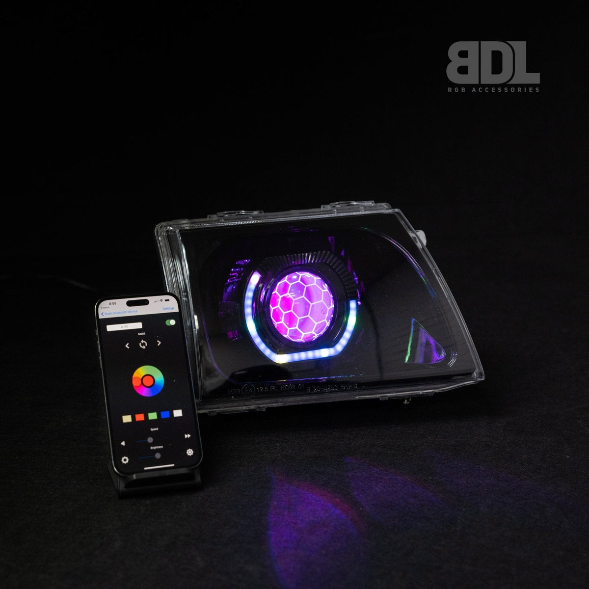 Toyota Hilux N60 Custom Headlights - Bushdoof Lighting