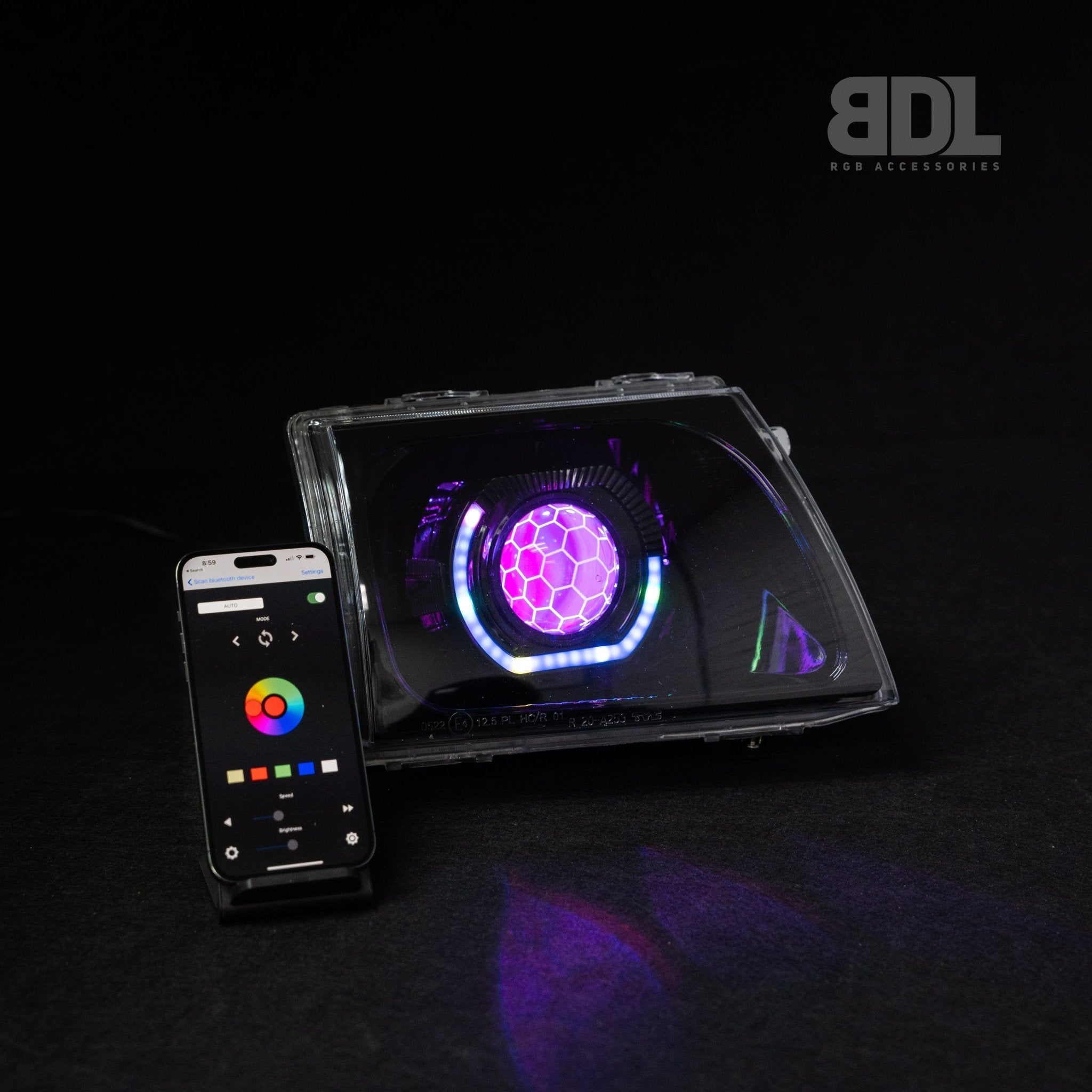 Toyota Hilux N60 Custom Headlights - Bushdoof Lighting