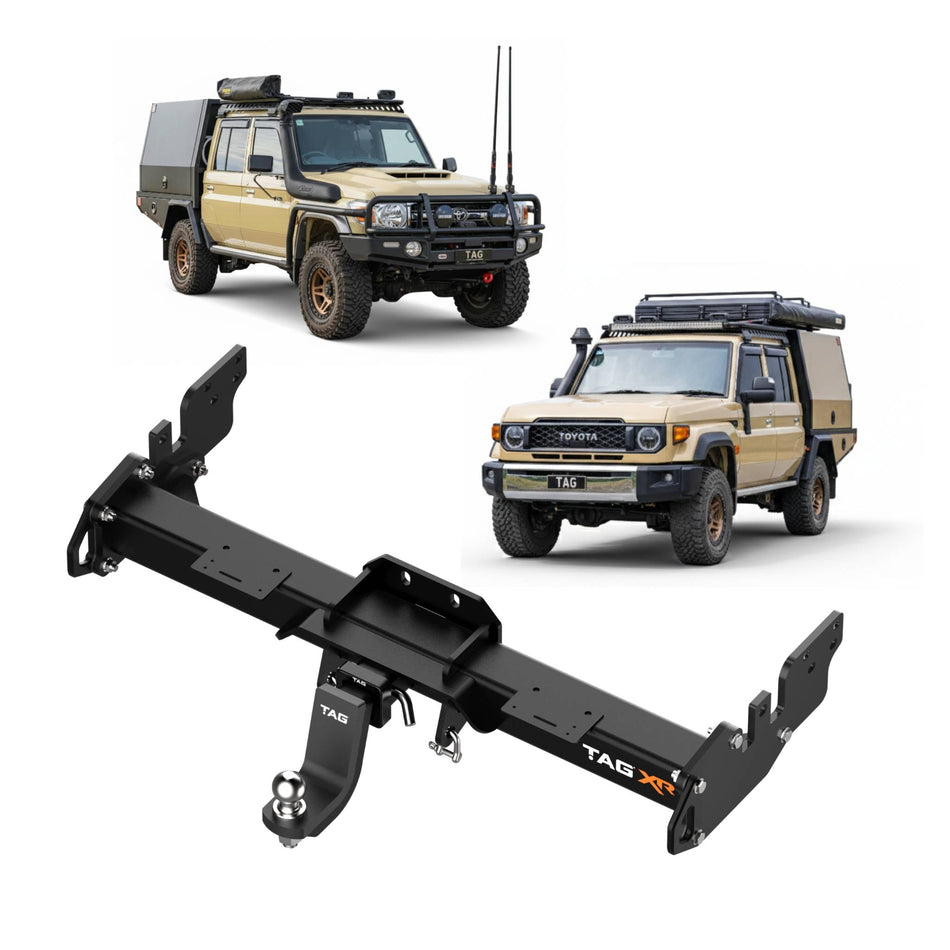 TAG Extreme Recovery Towbar & Direct Fit Wiring for Toyota Landcruiser 75/79 Series