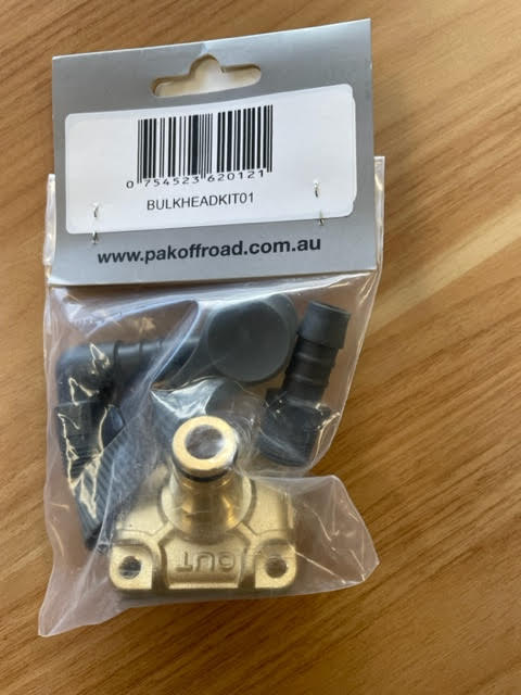 PAK Offroad Tub Tank Bulk head kit with Silicone Cap