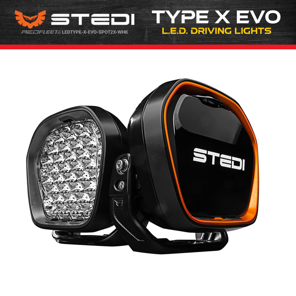 TYPE-X™ EVO 8.5 INCH LED DRIVING LIGHTS (PAIR)